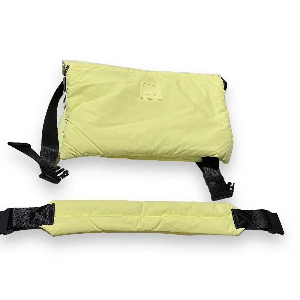 RAINS Bag Mens Yellow Waterproof Puffer Crossbody Gorpcore‎ Bright Sporty Spring